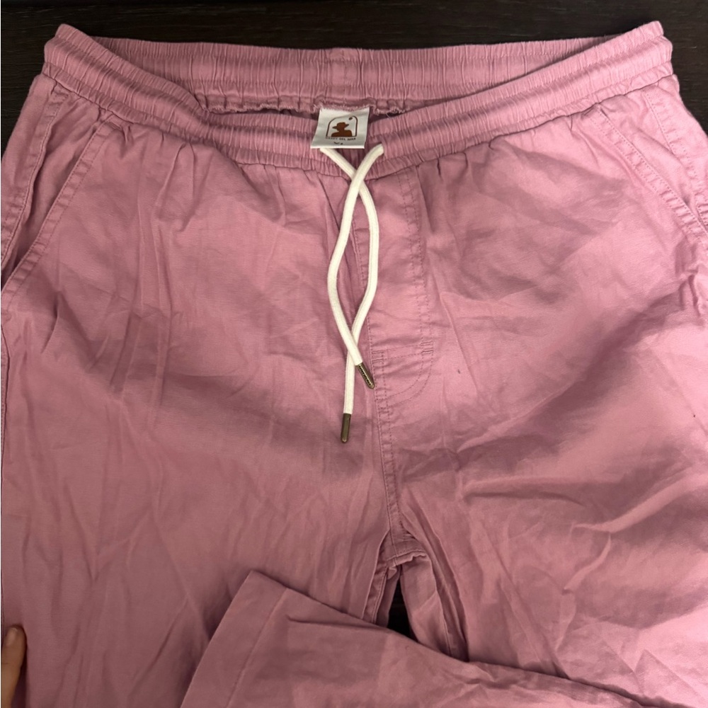 Pink Drawstring Men Pants